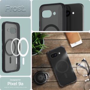 Spigen Ultra Hybrid Mag MagSafe - dėklas skirtas Google Pixel 9a Frost juodos spalvos - Image 13