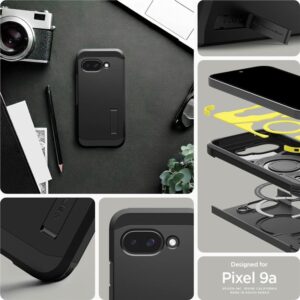 Spigen Tough Armor Mag MagSafe dėklas skirtas Google Pixel 9A - juodos spalvos - Image 14