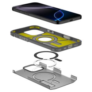 Spigen Tough Armor "T" Mag MagSafe dėklas skirtas Apple iPhone 16 Pro - juodos spalvos - Image 19