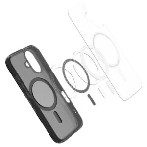 Spigen Ultra Hybrid "T" MagSafe Apple iPhone 16e - Translucent dėklas telefonui juodos spalvos - Image 15