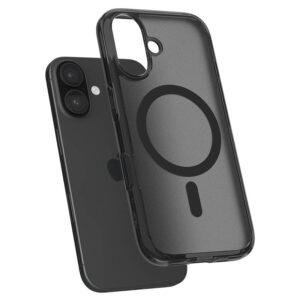 Spigen Ultra Hybrid "T" MagSafe Apple iPhone 16e - Translucent dėklas telefonui juodos spalvos - Image 18