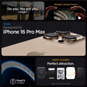 Spigen Liquid Air ”T” MagSafe dėklas skirtas iPhone 16 Pro Max - Matte juodos spalvos - Image 12