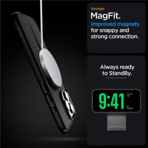 Spigen Liquid Air "T" MagSafe dėklas skirtas iPhone 16 Pro - matte juodos spalvos - Image 20