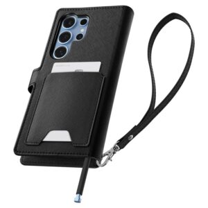 Spigen Wallet "S" Samsung Galaxy S25 Ultra dėklas telefonui juodos spalvos - Image 21