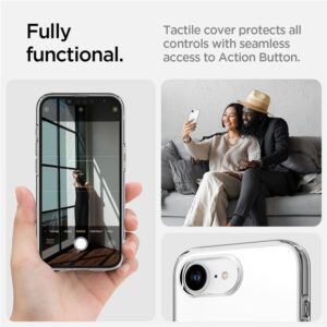 Spigen Crystal Flex MagSafe, clear baltos spalvos - Apple iPhone 17e/16e - Image 8