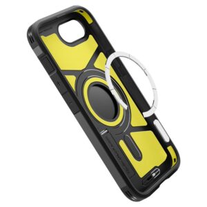 Spigen Tough Armor MagSafe Apple iPhone SE 4 (2025) su Stand - dėklas telefonui juodos spalvos - Image 18