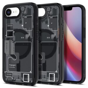 Spigen Ultra Hybrid MagSafe Apple iPhone SE 4 (2025) Zero One - dėklas telefonui juodos spalvos - Image 10