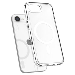 Spigen Ultra Hybrid MagSafe Apple iPhone SE 4 (2025) - dėklas telefonui baltos spalvos, dėklas telefonui skaidrus - Image 17