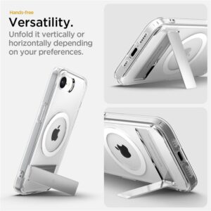 Spigen Ultra Hybrid S MagSafe, clear baltos spalvos - Apple iPhone 17e/16e - Image 3