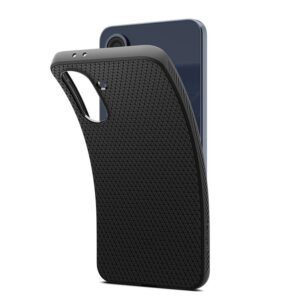 Spigen Liquid Air Samsung Galaxy A36 5G - Matte dėklas telefonui juodos spalvos - Image 14