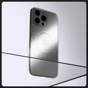 Spigen Thin Fit MagSafe dėklas skirtas Apple iPhone 16 Pro Max - Clear and White - Image 13