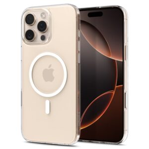 Spigen Thin Fit MagSafe dėklas skirtas Apple iPhone 16 Pro - Clear and White - Image 13