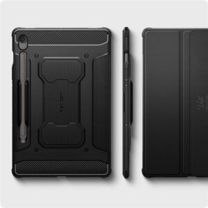 Spigen Rugged Armor Pro, juodos spalvos - Samsung Galaxy Tab S10 FE - Image 20