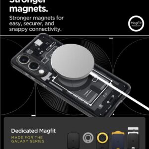 Spigen Ultra Hybrid Mag dėklas su MagSafe skirtas Samsung Galaxy S25 Edge su Print - juodos spalvos - Image 18