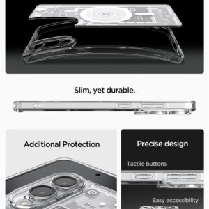 Spigen Ultra Hybrid Mag dėklas su MagSafe skirtas Samsung Galaxy S25 Edge su Print - baltos spalvos - Image 10