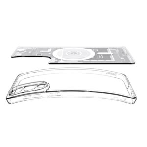Spigen Ultra Hybrid Mag dėklas su MagSafe skirtas Samsung Galaxy S25 Edge su Print - baltos spalvos - Image 12