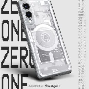 Spigen Ultra Hybrid Mag dėklas su MagSafe skirtas Samsung Galaxy S25 Edge su Print - baltos spalvos - Image 14