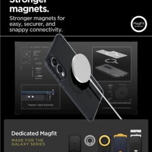 Spigen Ultra Hybrid Mag dėklas su MagSafe skirtas Samsung Galaxy S25 Edge - juodos spalvos Translucent - Image 19