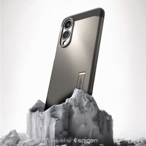 Spigen Tough Armor MagSafe dėklas skirtas Samsung Galaxy S25 Edge - Gray/juodos spalvos - Image 12