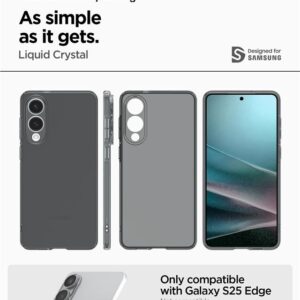 Spigen Liquid Crystal dėklas skirtas Samsung Galaxy S25 Edge - Semi-skaidrus - Image 11