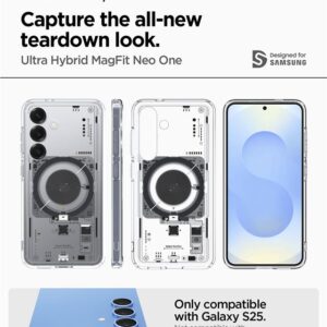 Spigen Ultra Hybrid Mag Dėklas skirtas Samsung Galaxy S25 Neo One - skaidrus - Image 13