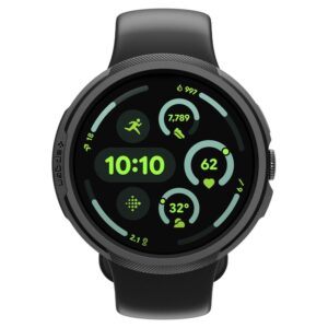 Spigen Liquid Air + Stand, matinės juodos spalvos - Google Pixel Watch 4 41mm - Image 7