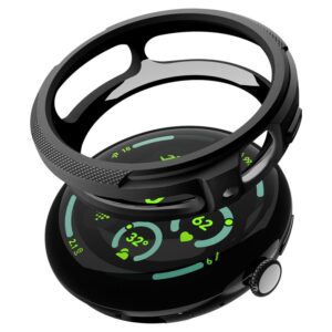 Spigen Liquid Air + Stand, matinės juodos spalvos - Google Pixel Watch 4 41mm - Image 9