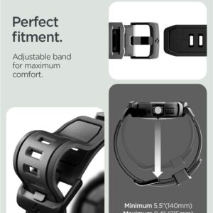 Spigen Rugged Armor Pro + Stand, matinės juodos spalvos - Google Pixel Watch 4 41mm - Image 4