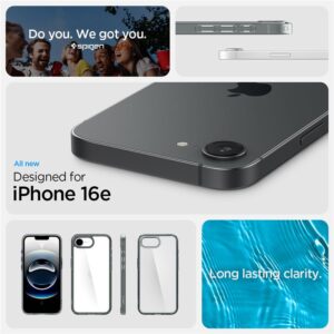 Spigen Ultra Hybrid dėklas skirtas iPhone 16e - pilkos spalvos - Image 11