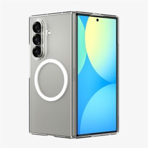 Spigen AirSkin Mag MagSafe Samsung Galaxy Z Fold 7 Crystal baltos spalvos ir skaidrus - Image 16
