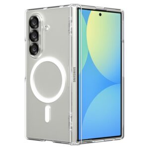 Skaidrus (Baltas) dėklas Samsung Galaxy Z Fold 7 telefonui "Spigen Ultra Hybrid Pro MAG" - Image 23