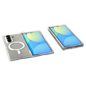 Skaidrus (Baltas) dėklas Samsung Galaxy Z Fold 7 telefonui "Spigen Ultra Hybrid Pro MAG" - Image 24