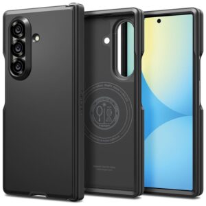 Juodas dėklas Samsung Galaxy Z Fold 7 telefonui "Spigen Tough Armor Pro MAG Magsafe" - Image 16