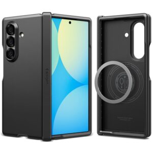 Juodas dėklas Samsung Galaxy Z Fold 7 telefonui "Spigen Tough Armor Pro MAG Magsafe" - Image 17