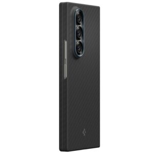 Juodas (Aramid) dėklas Samsung Galaxy Z Fold 7 telefonui "Spigen Airskin" - Image 8