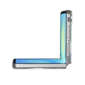 Spigen AirSkin Mag MagSafe Samsung Galaxy Z Flip 7 Crystal skaidrus ir baltos spalvos - Image 25