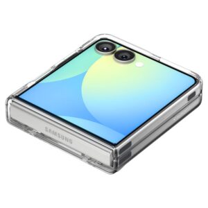 Spigen Ultra Hybrid Pro Mag MagSafe dėkals skirtas Samsung Galaxy Z Flip 7 - Clear and baltos spalvos - Image 13