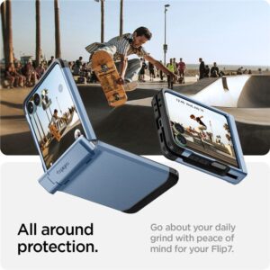 Spigen Tough Armor Pro MagSafe, sierra blue - Samsung Galaxy Z Flip7 - Image 2