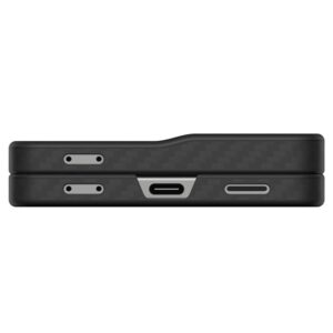 Juodas (Aramid) dėklas Samsung Galaxy Z Flip 7 telefonui "Spigen Airskin" - Image 17