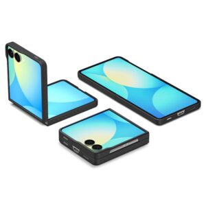 Juodas (Aramid) dėklas Samsung Galaxy Z Flip 7 telefonui "Spigen Airskin" - Image 24