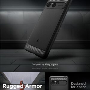 Spigen Rugged Armor dėklas skirtas Sony Xperia 10 VII juodos spalvos - Image 15
