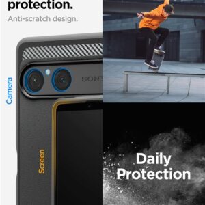 Spigen Rugged Armor dėklas skirtas Sony Xperia 10 VII juodos spalvos - Image 18