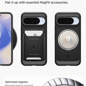 Spigen Rugged Armor Mag MagSafe dėklas skirtas Google Pixel 10 / 10 Pro - matinis juodos spalvos - Image 17