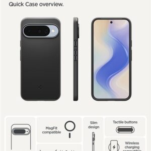 Spigen Thin Fit Mag MagSafe dėklas skirtas Google Pixel 10 / 10 Pro - juodos spalvos - Image 13