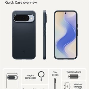Spigen Thin Fit Mag MagSafe dėklas skirtas Google Pixel 10 / 10 Pro - graphite - Image 14