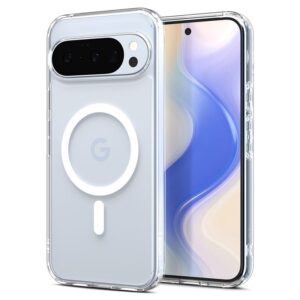 Spigen Ultra Hybrid Mag MagSafe dėklas skirtas Google Pixel 10 / 10 Pro - Clear and baltos spalvos - Image 10
