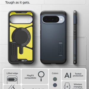 Spigen Tough Armor MagSafe, metal slate - Google Pixel 10 Pro/Pixel 10 - Image 3