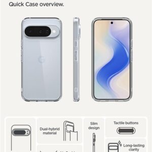 Spigen Ultra Hybrid dėklas skirtas Google Pixel 10 / 10 Pro - skaidrus - Image 12