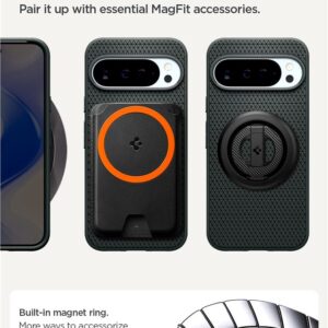 Spigen Liquid Air Mag MagSafe dėklas skirtas Google Pixel 10 Pro XL - žalios spalvos - Image 15