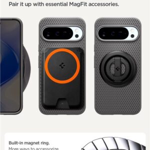 Spigen Liquid Air Mag MagSafe dėklas skirtas Google Pixel 10 Pro XL - pilkos spalvos - Image 16